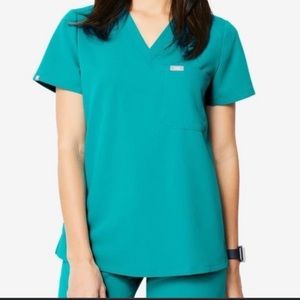 Figs Teal Scrub set